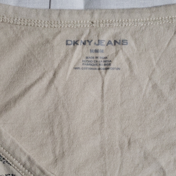 DKNY Jean's tank top, unique design, short sleeve - Picture 6 of 8